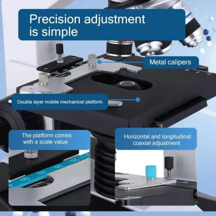 Herwicm 40X-2500X  Bileşik Trinoküler Mikroskop