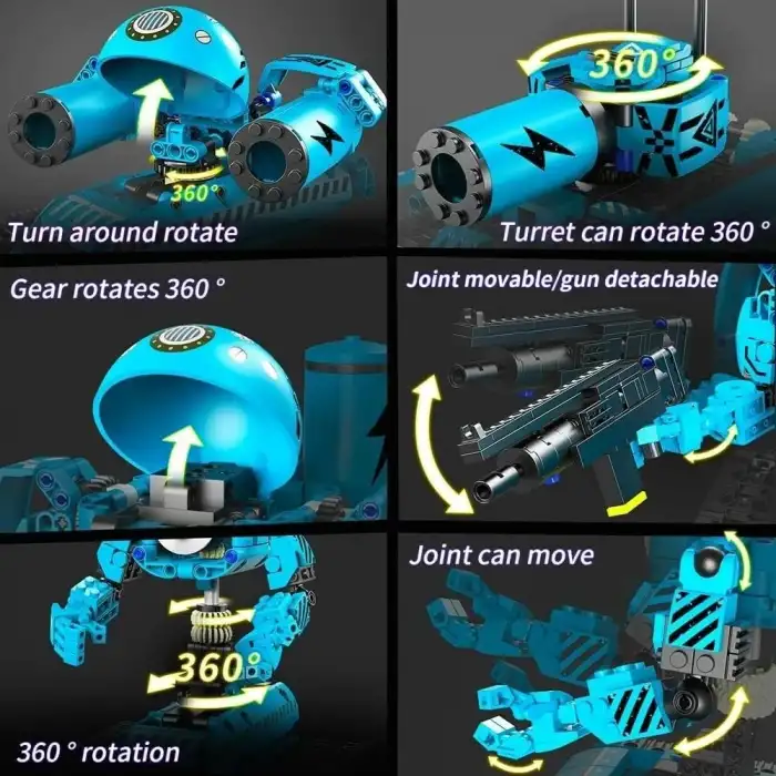 Hogokids RC Robot Yapım Seti - APP ve Uzaktan Kumandalı Şarj Edilebilir