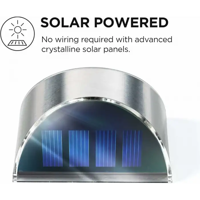 Home Zone Security Dış Mekan İçin Güneş Enerjili Duvar Işıkları