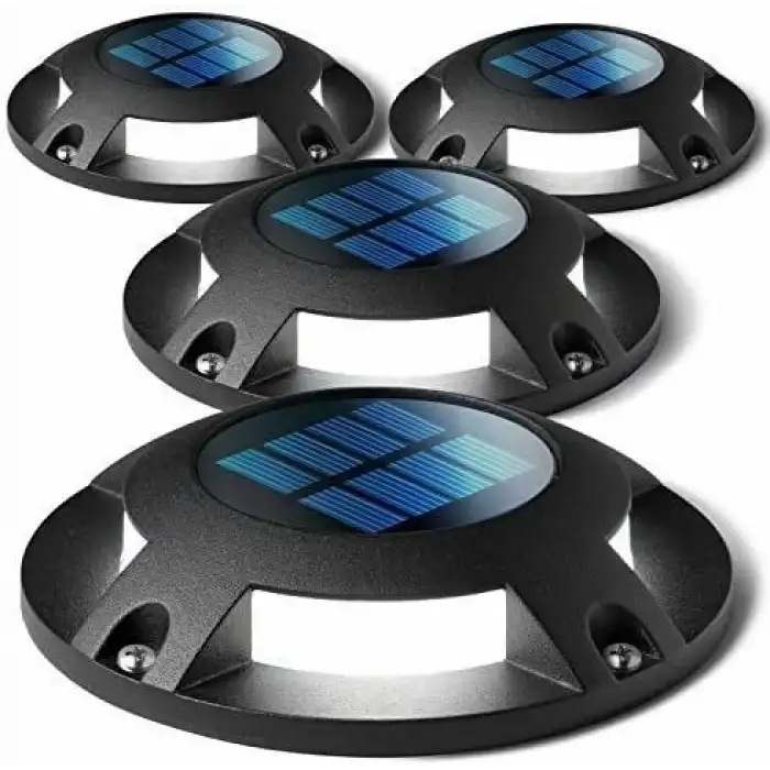 Home Zone Security Solar Güverte Işığı - Hava Koşullarına Dayanıklı - Siyah