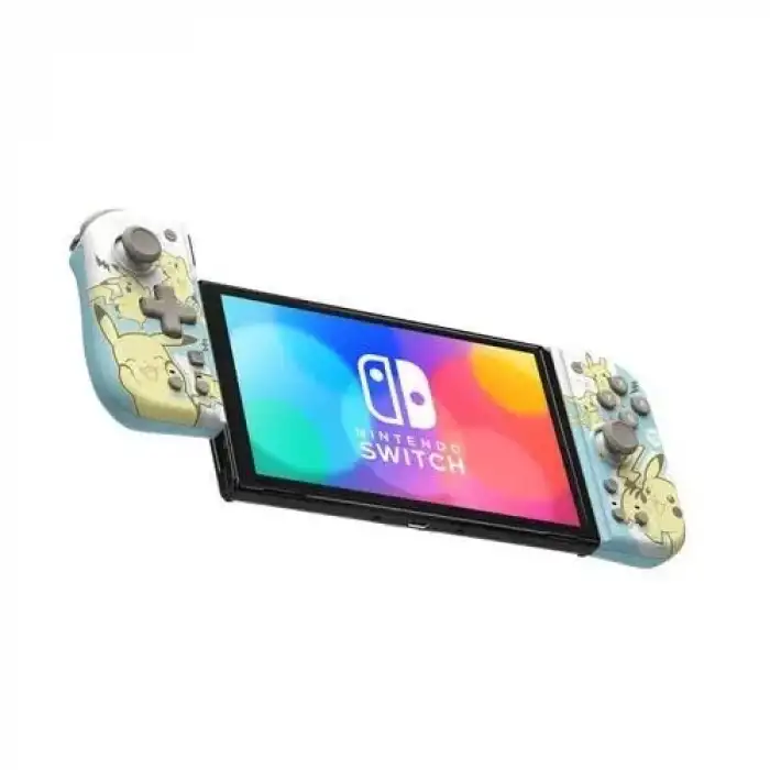 HORİ Nintendo Switch Split Pad Kompakt-Açık Gri / Sarı