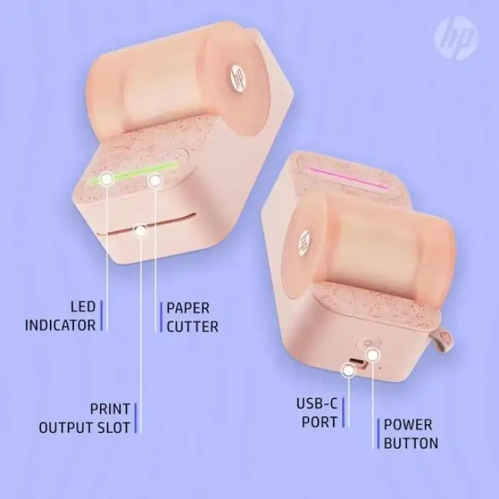 HP Sprocket Panorama Instant Taşınabilir Renkli Etiket ve Fotoğraf Yazıcısı Başlangıç Paketi