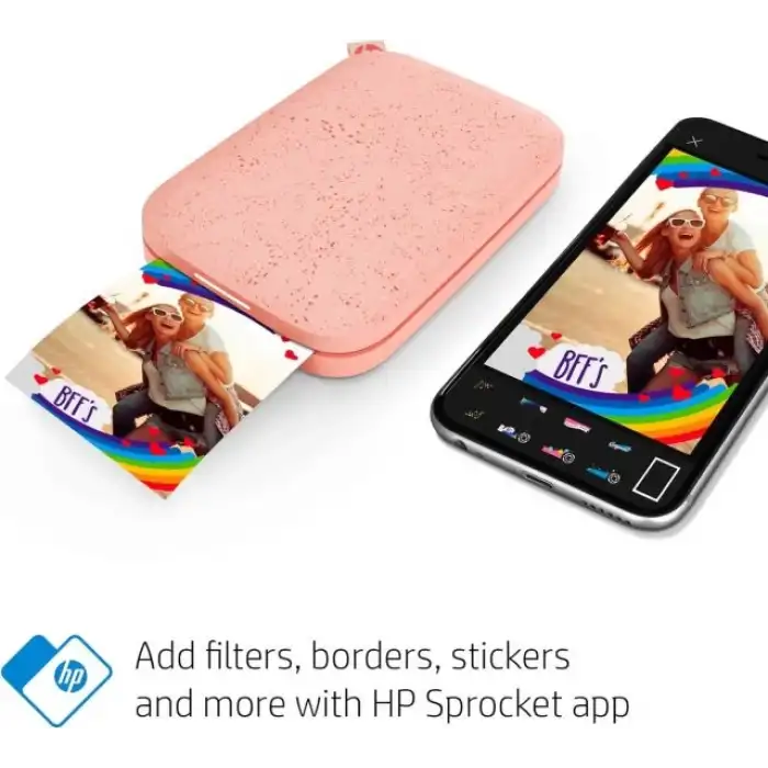 HP Sprocket Taşınabilir 2x3 Anında Fotoğraf Yazıcısı