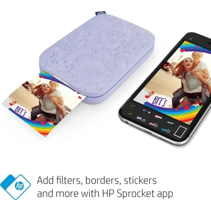 HP Sprocket Taşınabilir 2x3 Anında Fotoğraf Yazıcısı