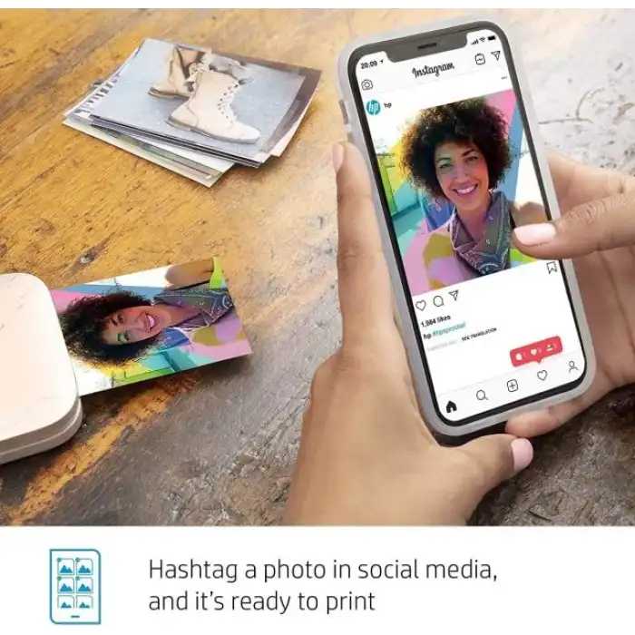 HP Sprocket Taşınabilir 2x3 Anında Fotoğraf Yazıcısı