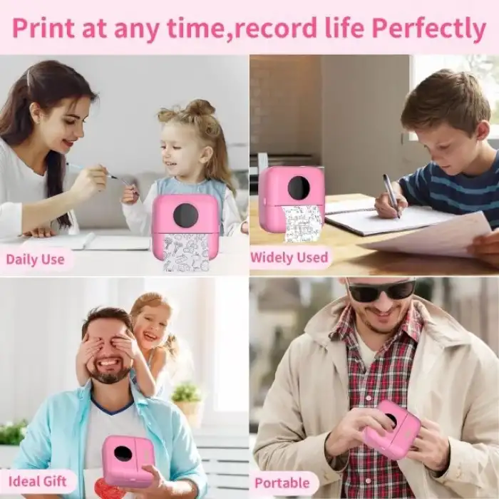 HuiJuKeJi Mini Etiket Yazıcısı