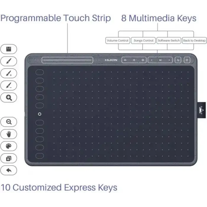 HUION HS611 Grafik Çizim Tableti