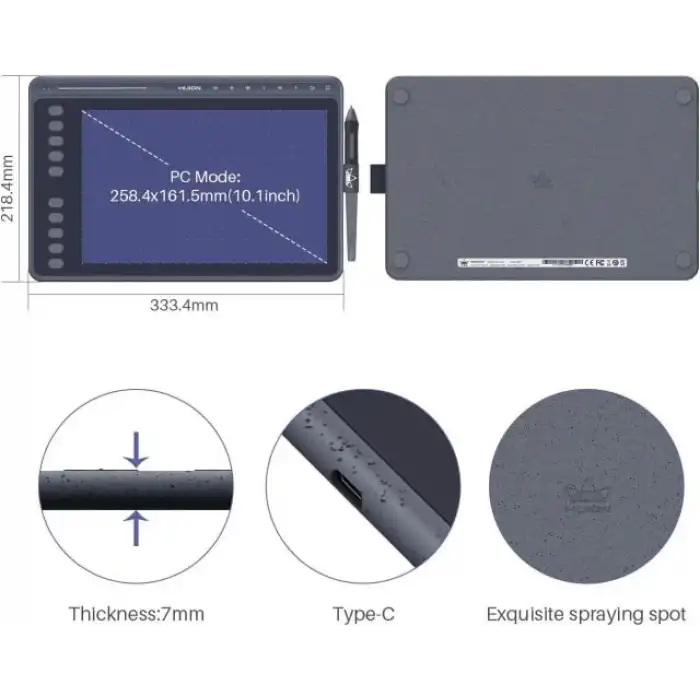 HUION HS611 Grafik Çizim Tableti