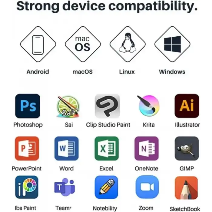 HUION HS611 Grafik Çizim Tableti