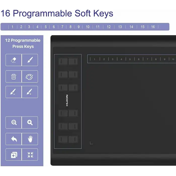 HUION Inspiroy H1060P Grafik Çizim Tableti