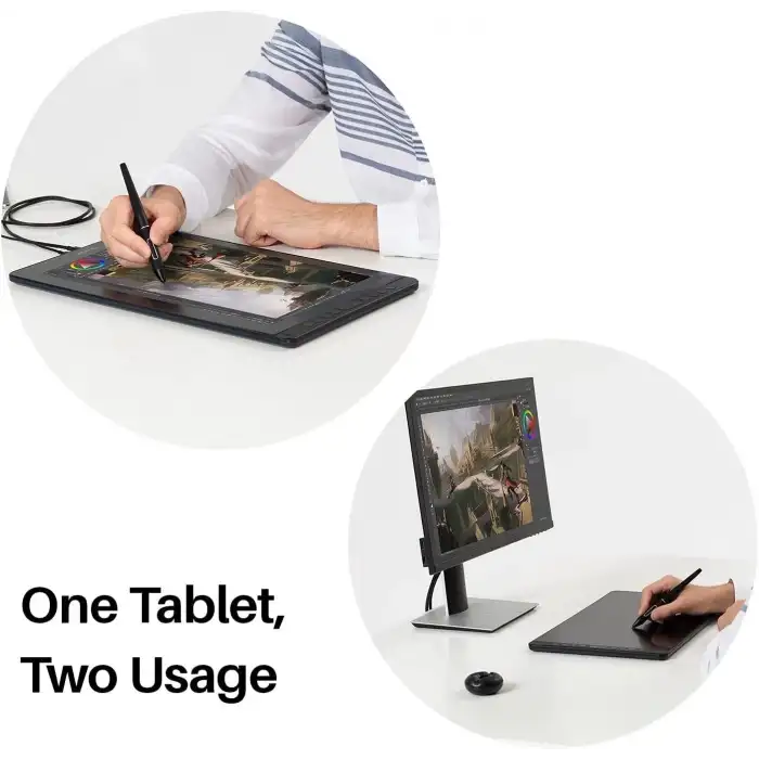 HUION KAMVAS 16 Grafik Çizim Tableti - Ayarlanabilir Stand - 15 Inc