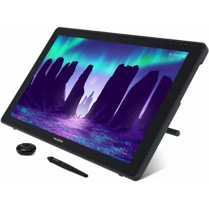 HUION KAMVAS 22 Grafik Çizim Tableti  Ayarlanabilir Stand, 21.5 Inc