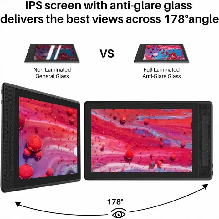 HUION KAMVAS Pro 13 2.5K QHD Grafik Monitör Çizim Tableti