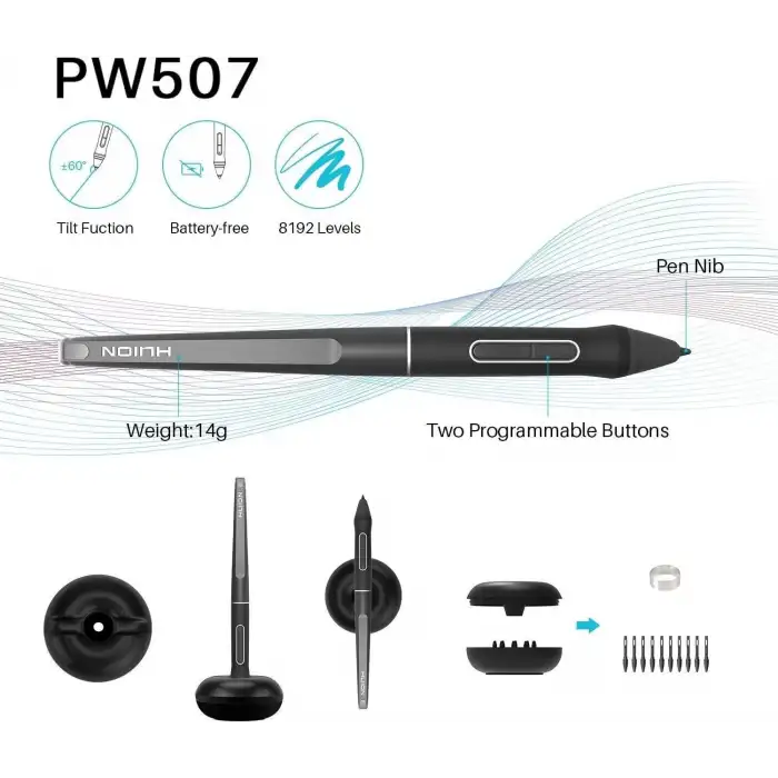 HUION KAMVAS Pro 13 Standlı Grafik Çizim Monitörü