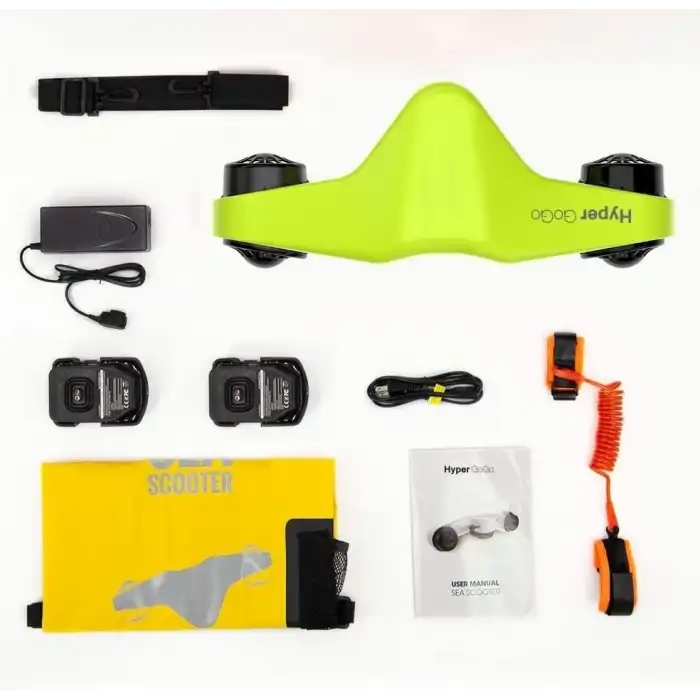 Hyper Gogo Manta Deniz Scooter, Çift Motor Maksimum Derinlik 45M - Yeşil