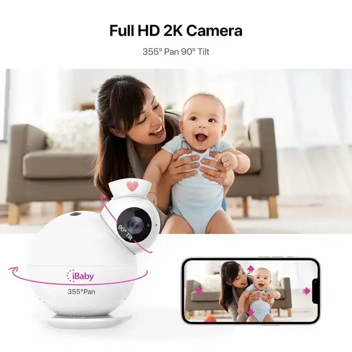 iBaby I6 Full HD 2K Video Kameralı Akıllı Bebek Monitörü