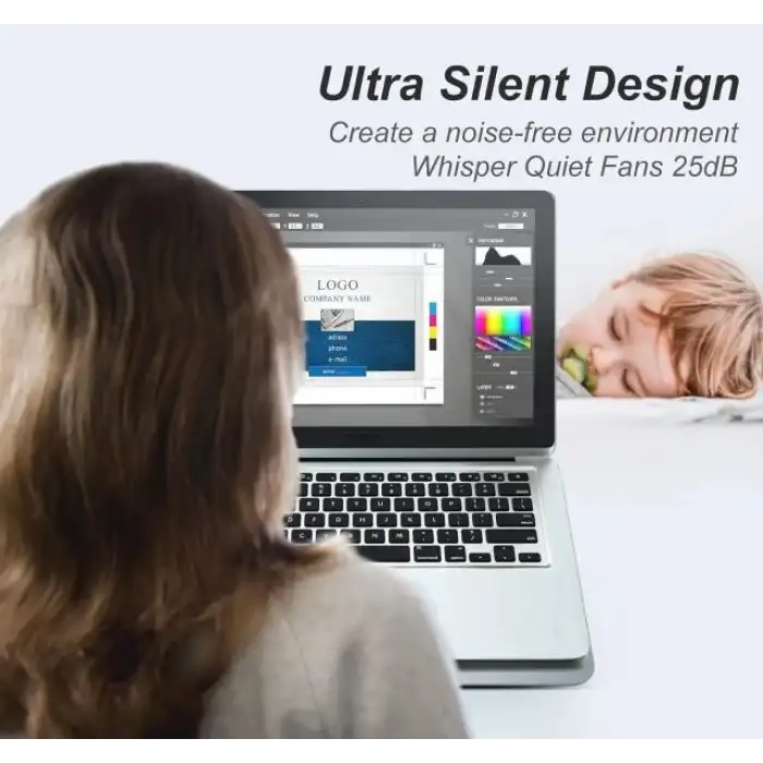 ICE COOREL Alüminyum Laptop Soğutucusu - 2023 Yükseltmesi