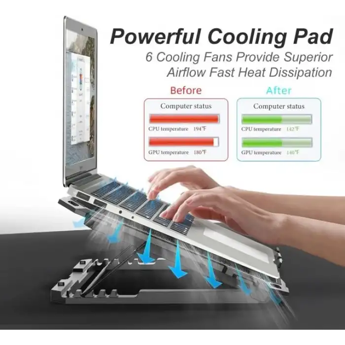 ICE COOREL Laptop Soğutucu - 35.5-43 cm