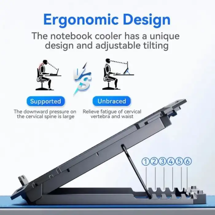 ICE COOREL Laptop Soğutucu - 35.5-43 cm