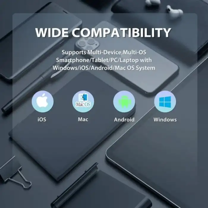 iClever BK06 Stand Tutucu Bluetooth Klavye