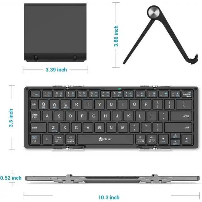 iClever Folding  Bluetooth Klavye