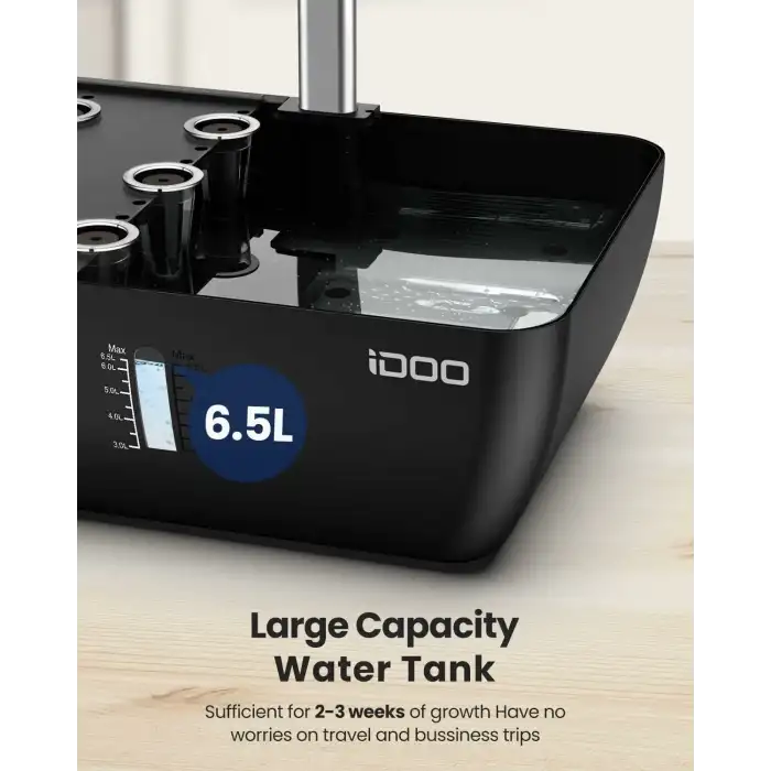 iDOO 12 Pods Kapsül Topraksız Yetiştirme Sistemi - 6.5 L Su Depolu