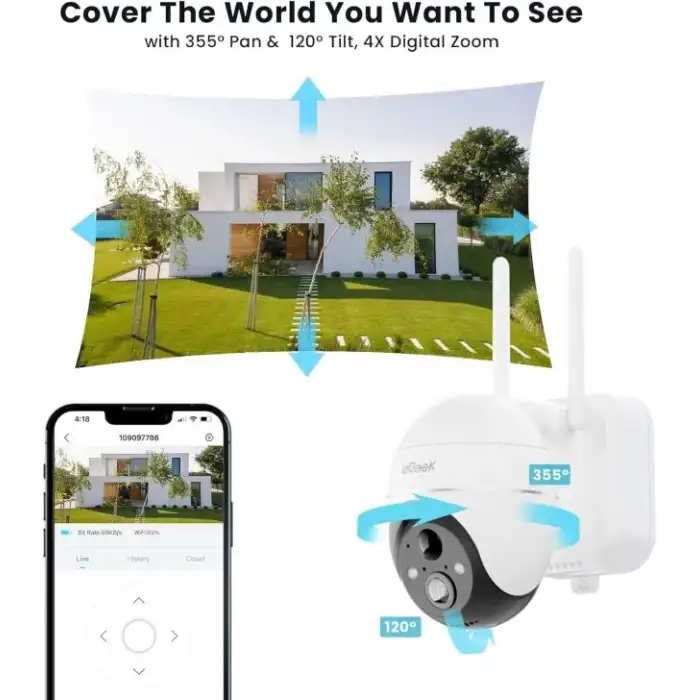 ieGeek Güvenlik Kamerası Dış Mekan