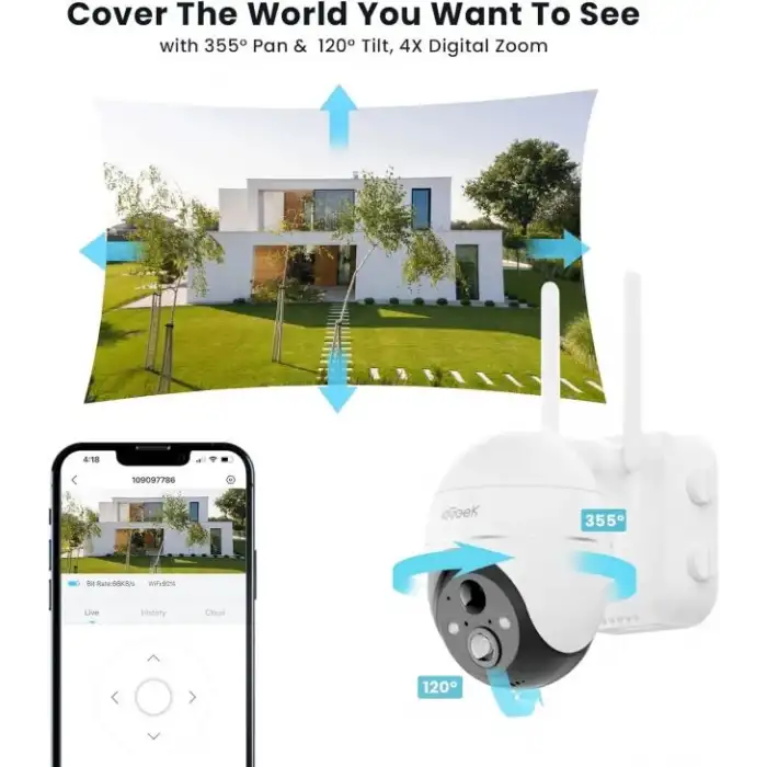 ieGeek Güvenlik Kamerası Dış Mekan