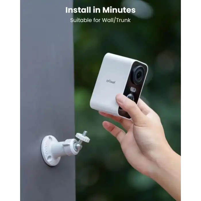 ieGeek Kablosuz Pille Çalışan WiFi Güvenlik Kamerası