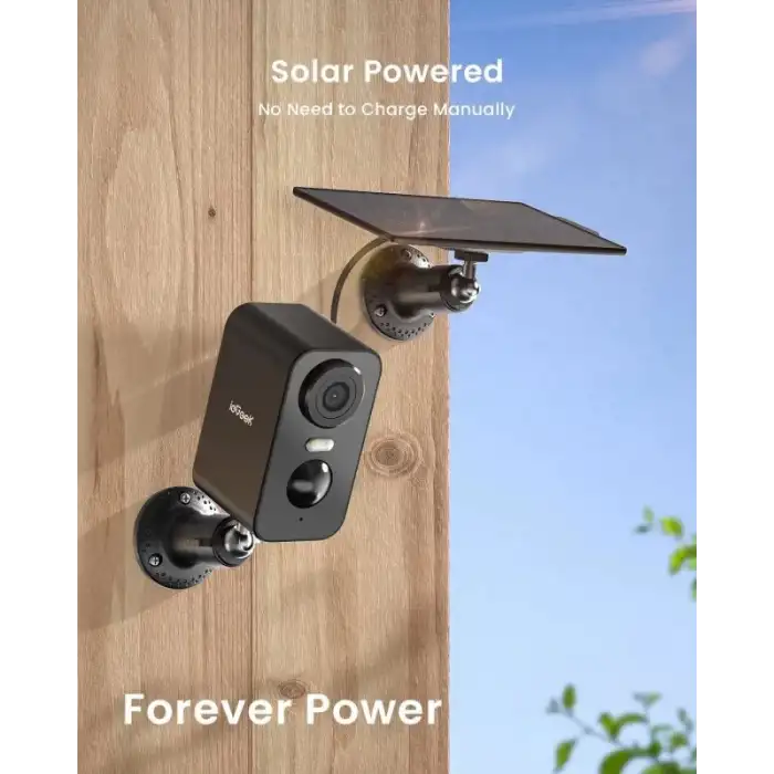 ieGeek Kablosuz Pille Çalışan WiFi Güvenlik Kamerası