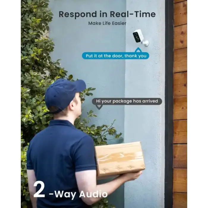 ieGeek Kablosuz Pille Çalışan WiFi Güvenlik Kamerası