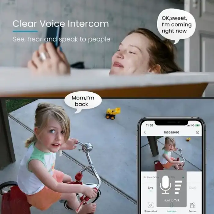 ieGeek Spot Işıklı Dış Mekan Güvenlik Kamerası