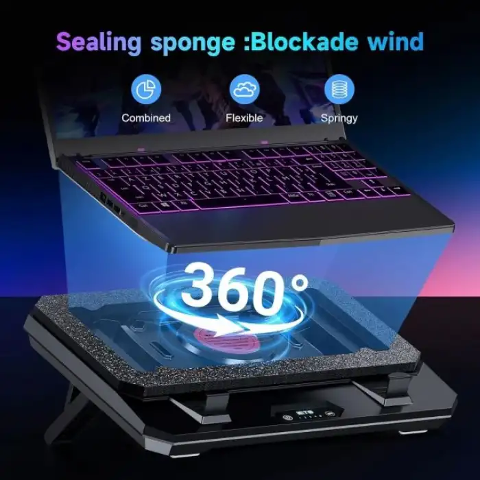 IETS GT300 Çift Üflemeli Laptop Soğutucusu - 35.5-43 cm