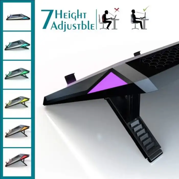 IETS GT300 Çift Üflemeli Laptop Soğutucusu - 35.5-43 cm