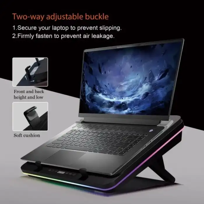 IETS GT600 RGB Dizüstü Bilgisayar Soğutucu V2(RGB+HUB)