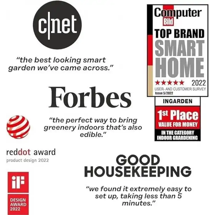 Ingarden Organik Süper Tohum Yetiştirme Kiti Otomatik 4 Kademe Led - Nane Yeşili