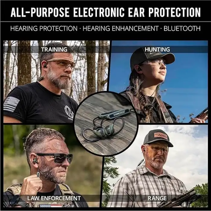 ISOtunes Sport ADVANCE BT Atış Kulaklıkları: Bluetooth İşitme Koruması - Yeşil