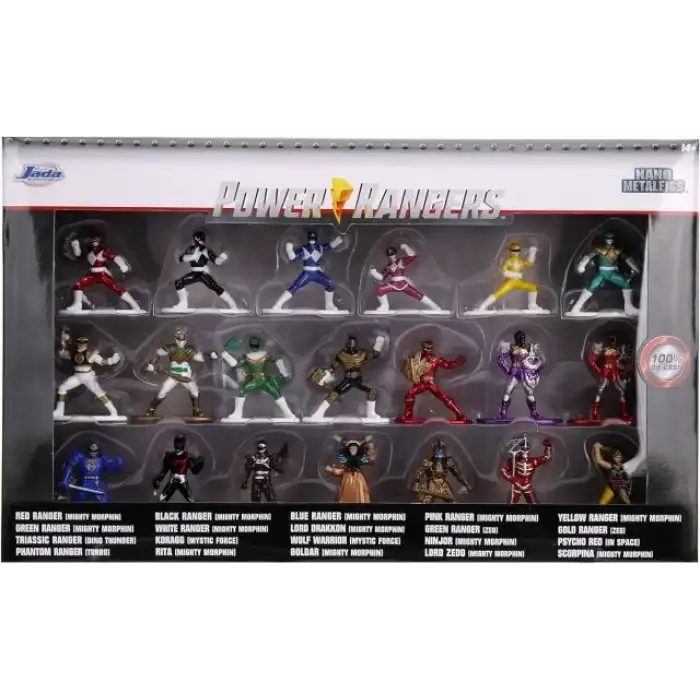 Jada Toys 20 Power Rangers Figürü