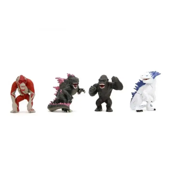 Jada Toys Godzilla x Kong 6CM 4lü Paket Döküm Figürler