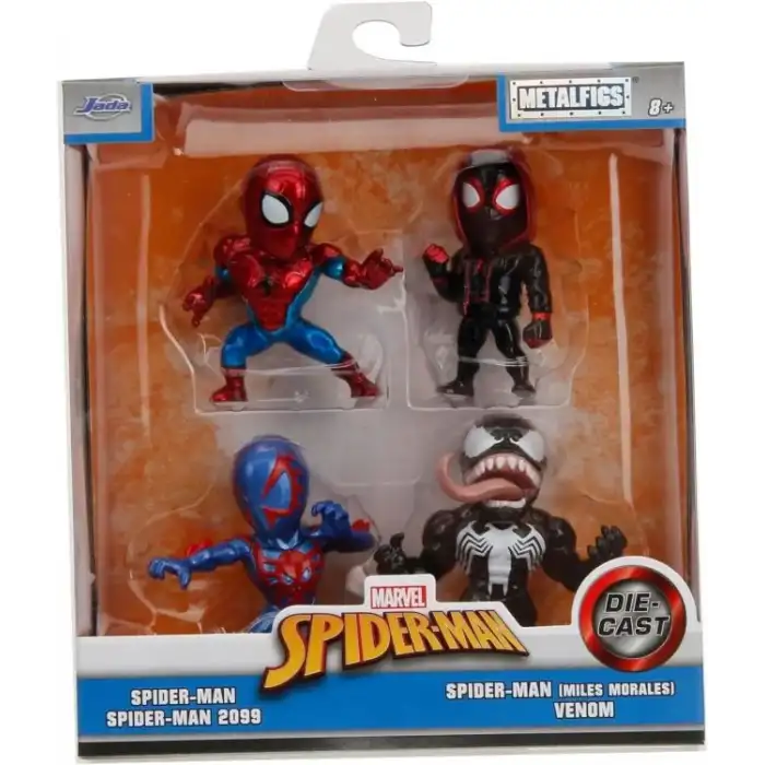 Jada Toys Marvel Spider-Man 6Cm  4lü Paket Döküm Figürler