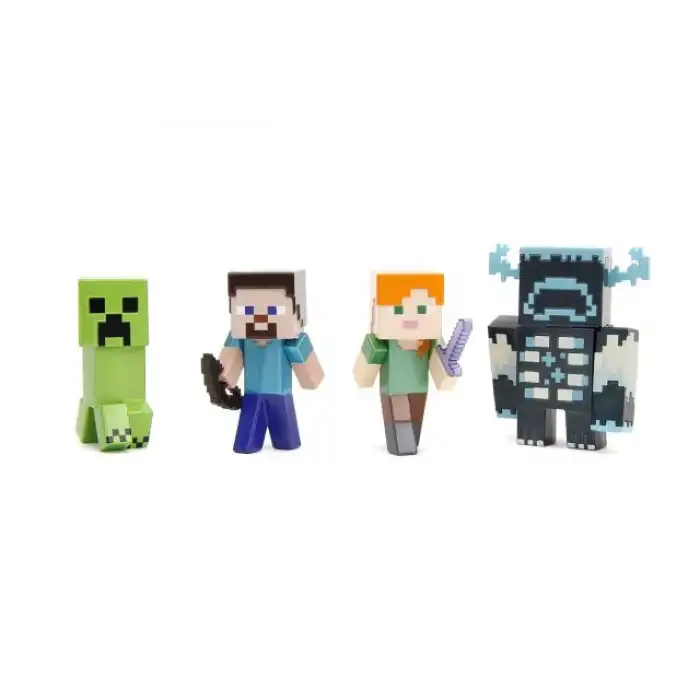 Jada Toys Minecraft Legends 4lü Paket Döküm Figürler