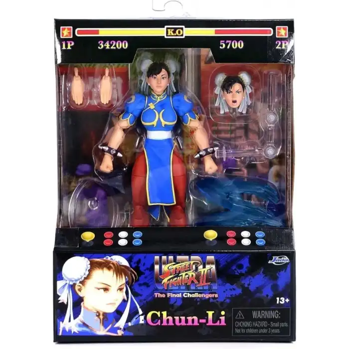 Jada Toys Street Fighter II 15 Cm Chun Li Şekil Aksiyon Figürü