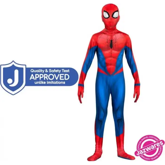 Jazwares Çocuklar İçin Marvel Örümcek Adam Kostümü