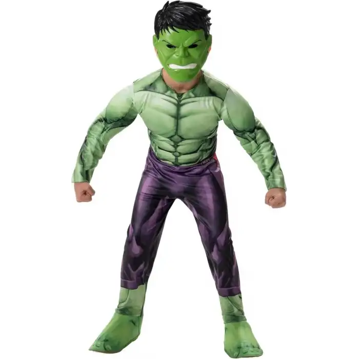 Jazwares Marvel Erkek Çocuklar İçin Deluxe Hulk Kostümü