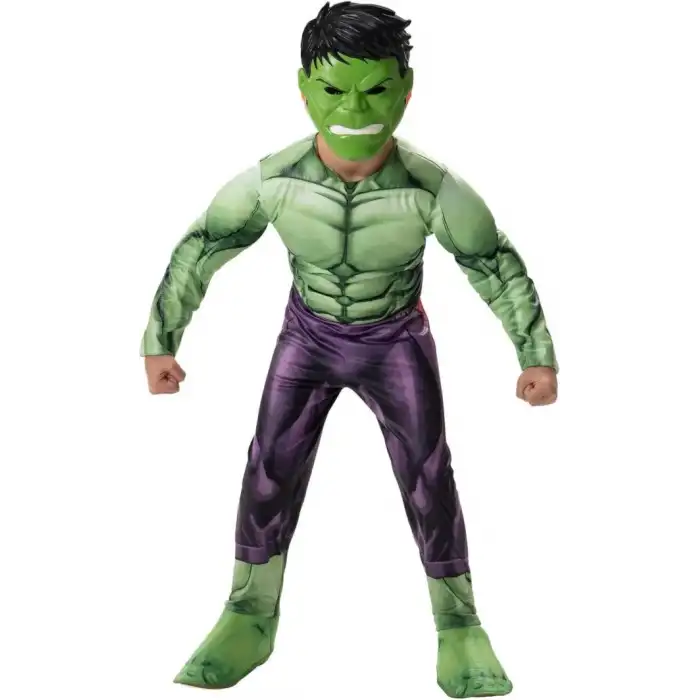 Jazwares Marvel Erkek Çocuklar İçin Deluxe Hulk Kostümü