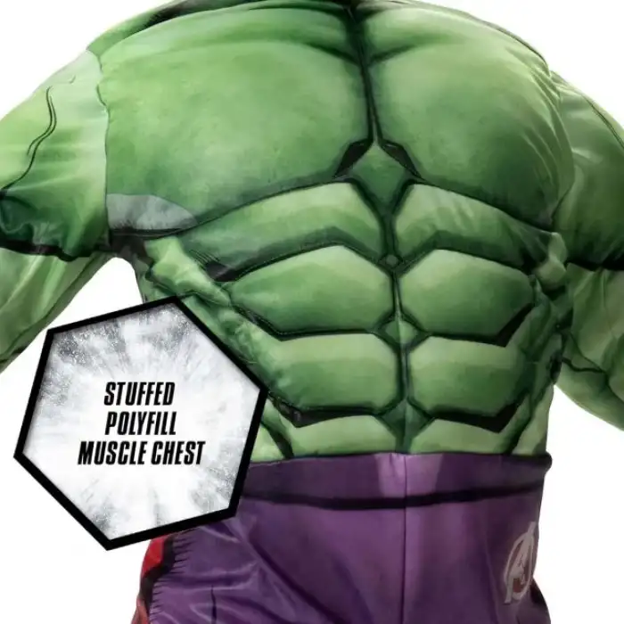Jazwares Marvel Erkek Çocuklar İçin Deluxe Hulk Kostümü