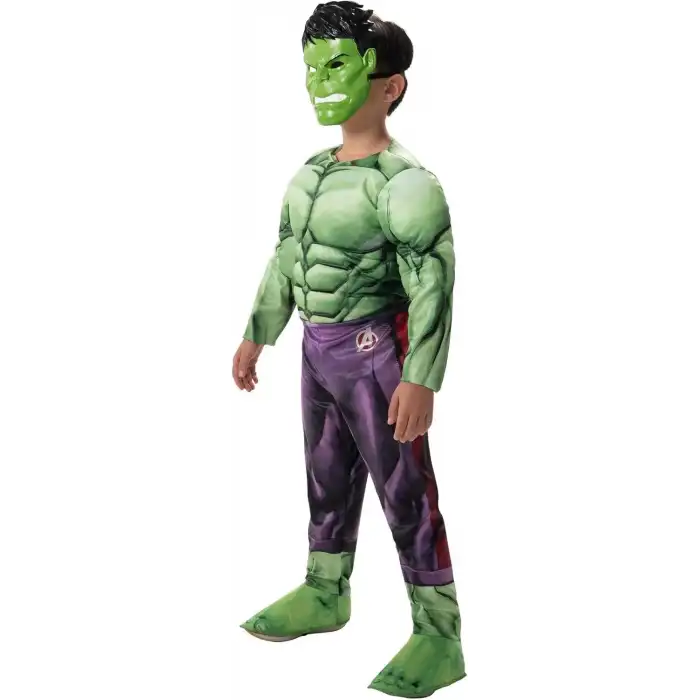 Jazwares Marvel Erkek Çocuklar İçin Deluxe Hulk Kostümü