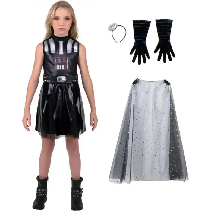 Jazwares Star Wars Darth Vader Kız Çocuklar İçin Cadılar Bayramı Kostümü
