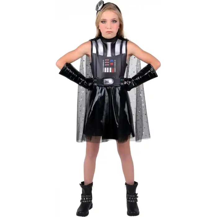 Jazwares Star Wars Darth Vader Kız Çocuklar İçin Cadılar Bayramı Kostümü