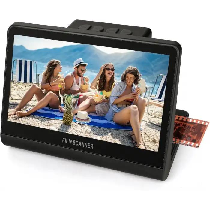 Jerbiaby 7 inç LCD Ekranlı 48 MP Film ve Slayt Tarayıcı 16GB